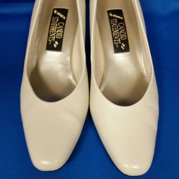 Candid Statements Bone Leather pump. Size 6-1/2m. - Picture 7 of 7